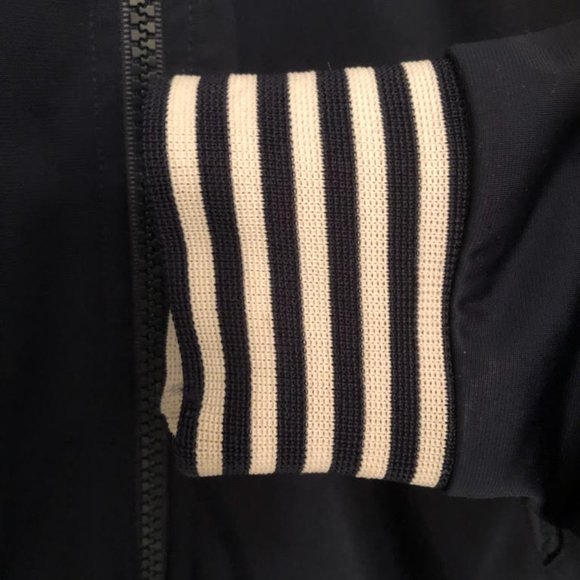 WOMANS CHIC LACOSTE ZIP UP TRACK JACKET MADE IN FRANCE - Picture 3 of 7